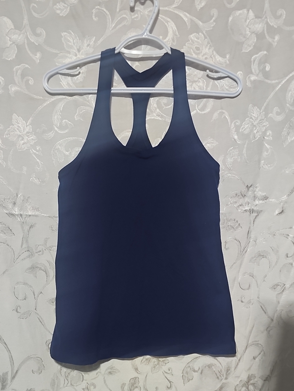 Lululemon Women’s Navy Blue Racerback Tank Top P2p15 L26 EUC